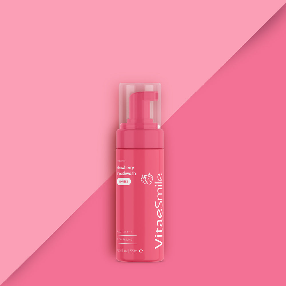 VitaeSmile Jordbær Skummende Mundskyl